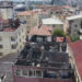 Pendik’te 5 katlı binanın çatısında yangın -2 / Havadan görüntü