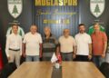 Muğlaspor’un ilk golünü atan Timur Çiçek’ten kulübe ziyaret