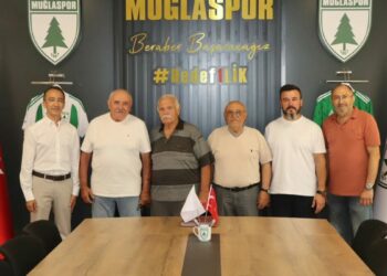 Muğlaspor’un ilk golünü atan Timur Çiçek’ten kulübe ziyaret