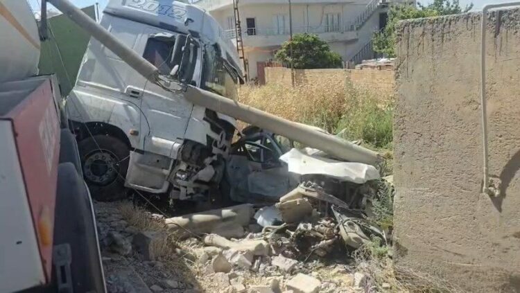 Tankerin çarpıp sürüklediği otomobilin sürücüsü öldü