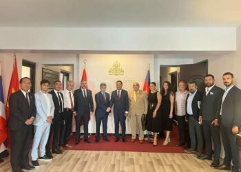SANKON Genel Başkanı Cevahiroğlu'ndan Kamboçya Büyükelçiliği'ne ziyaret