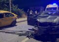 Alkollü sürücünün kullandığı otomobil, taksiye çarptı: 1 yaralı