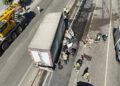 Bursa'da freni boşalan kamyon, 4 araca çarptı; 2'si ağır 5 yaralı