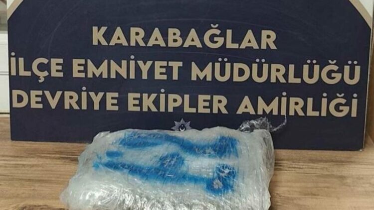 Esrarla yakalanan motosikletli tutuklandı