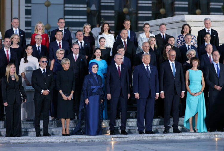 Cumhurbaşkanlığı Külliyesi’nde, devlet ve hükümet başkanları onuruna yemek