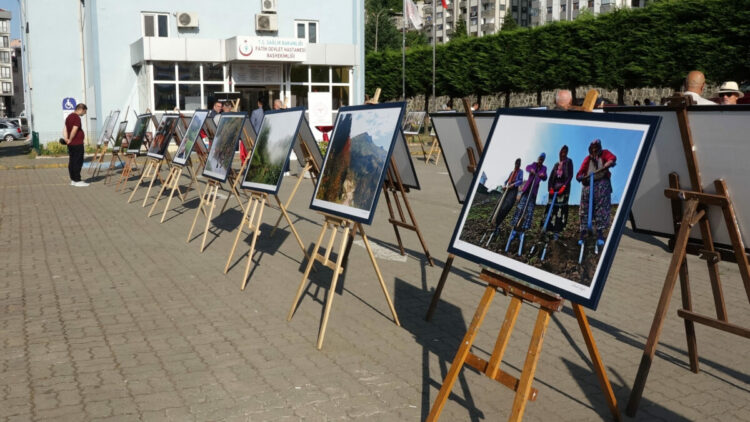 Trabzon'da çektiği 70 fotoğrafını, doğduğu hastaneye bağışladı