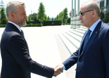 Cumhurbaşkanı Erdoğan, Slovakya Cumhurbaşkanı Pellegrini ile görüştü
