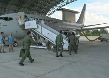 E-7T uçağı hava güvenliği görevini tamamladı