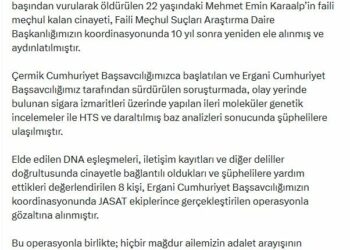 Diyarbakır'daki cinayet 10 yıl sonra aydınlatıldı; 8 gözaltı
