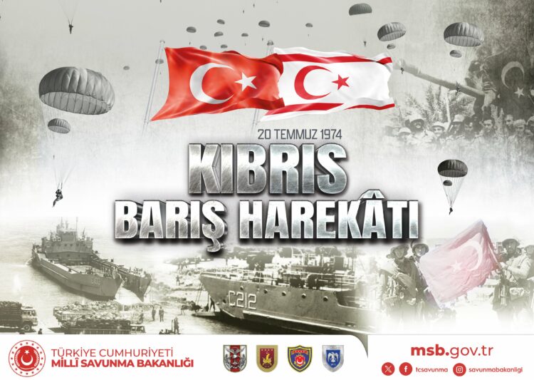 MSB'den, Kıbrıs Barış Harekatı'nın 52'nci yıl dönümü paylaşımı