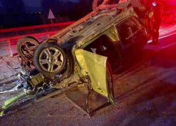 Takla atan otomobildeki sürücü hayatını kaybetti etti