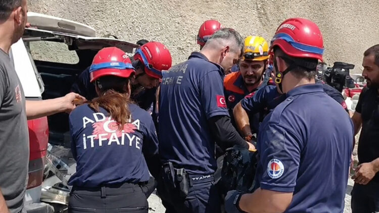 Adana’da içme suyu projesi çalışması sırasında göçük; 1 ölü, 1 yaralı
