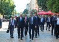 Bakan Çiftçi, Bulgaristan Müslümanlar Diyaneti Başmüftülüğü'nde Başmüftü Dr. Ahmed Hasanov ile bir araya geldi. Fotoğraf: Ankara, (DHA)