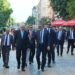 Bakan Çiftçi, Bulgaristan Müslümanlar Diyaneti Başmüftülüğü'nde Başmüftü Dr. Ahmed Hasanov ile bir araya geldi. Fotoğraf: Ankara, (DHA)