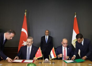 Dışişleri Bakanı Hakan Fidan ile Mısır Dışişleri, Mısır Göç ve Yurtdışı Mısırlılar Bakanı Bedir Abdülati, ortak basın toplantısı düzenledi. Fotoğraf: Ankara, (DHA)