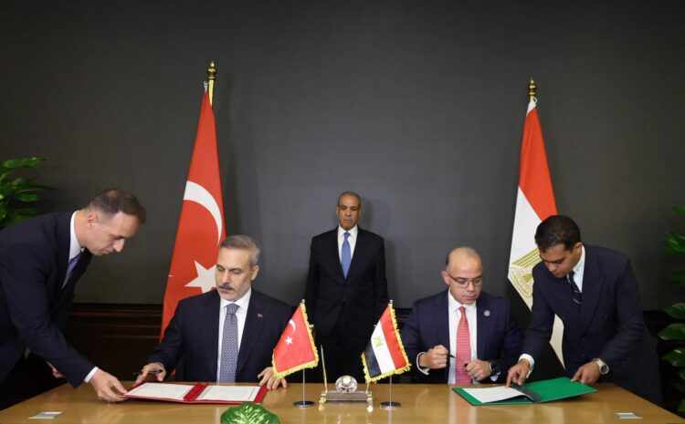 Dışişleri Bakanı Hakan Fidan ile Mısır Dışişleri, Mısır Göç ve Yurtdışı Mısırlılar Bakanı Bedir Abdülati, ortak basın toplantısı düzenledi. Fotoğraf: Ankara, (DHA)
