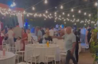 Düğünde davetliler arasındaki kavga kamerada; 6 yaralı