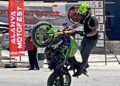 Erzincan'da 'Ergan Motofest' akrobasi şovuyla başladı