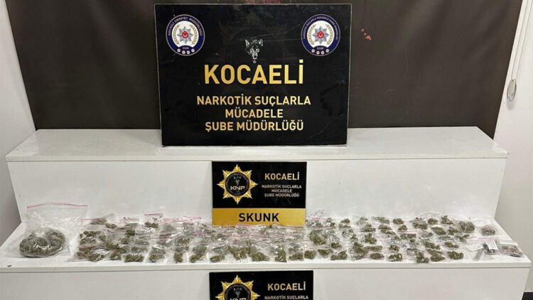 Kocaeli'de uyuşturucu operasyonu; 5 tutuklama