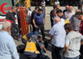 Yaya geçidinde otomobilin çarptığı yaya yaralandı