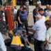Yaya geçidinde otomobilin çarptığı yaya yaralandı
