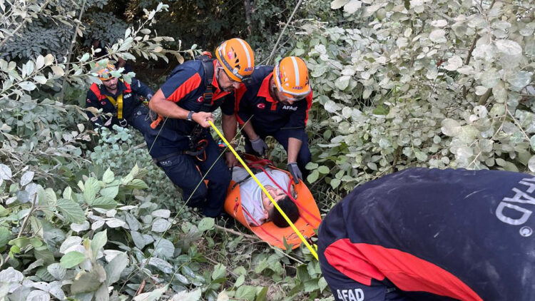 Çarpışan 2 ATV’den biri uçuruma devrildi: 2 yaralı