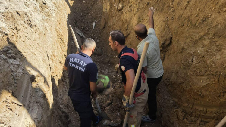 Altyapı çalışmasında göçük altında kalan işçi öldü