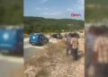 Takla atan otomobildeki çift öldü