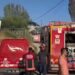 Malatya'da bahçe yangını yerleşim yerine sıçradı; 2 ahır, 1 ev zarar gördü