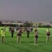Samandağ'da jandarmadan futbol maçında farkındalık çalışması /Görüntü yeniden