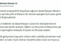 Bakan Şimşek: Zorlu koşullara rağmen dezenflasyon devam ediyor