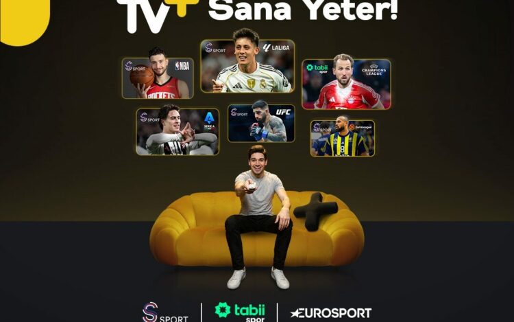 Sporda karşılaşmalar TV+’ta izlenebilecek