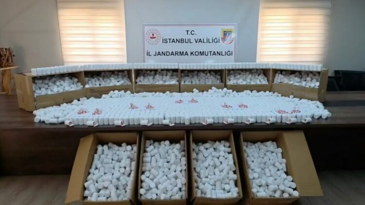 İstanbul'da 257 bin uyuşturucu hap ele geçirildi