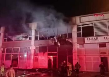 Bursa'da yumurta işletmesinde çıkan yangın kontrol altında