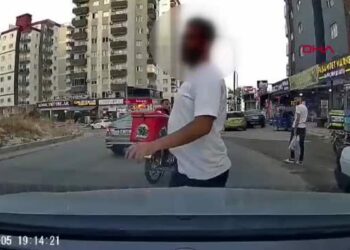 Trafikte tartıştığı sürücüyü darbedip, testereyle saldırmaya çalıştı