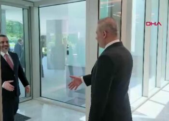 Dışişleri Bakanı Fidan, Suriye Dışişleri Bakanı Esad Hasan Şeybani ile bir araya geldi
