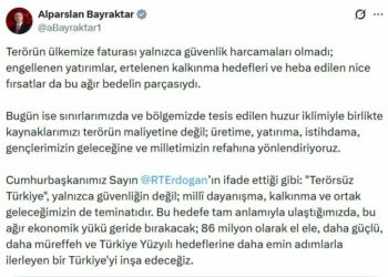 Bakan Bayraktar'dan 'Terörsüz Türkiye' mesajı
