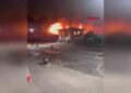Tokat'ta tarihi hamamda çıkan yangın hasara neden oldu