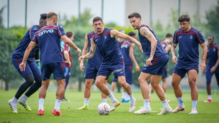 Trabzonspor, Göztepe hazırlıklarını sürdürdü