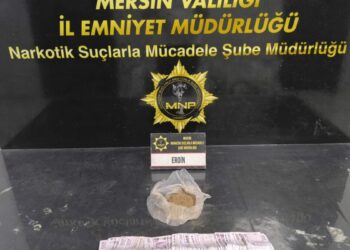 Mersin'de 190 gram eroin ele geçirildi