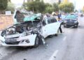 Kartal’da otomobil, park halindeki 3 araca çarptı: 2 yaralı