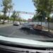 Motosikletin taksiye çarpması kamerada