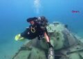 Saros Körfezi'ndeki tank batığı, dalış tutkunlarının gözdesi oldu