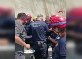 Adana'da içme suyu projesi çalışması sırasında göçük; arama-kurtarma ekipleri sevk edildi