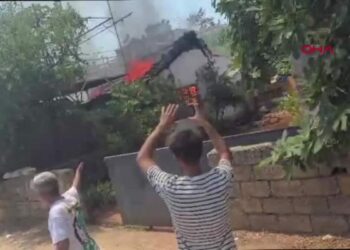 Gecekondu yangında kullanılamaz hale geldi
