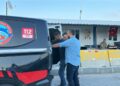 Kundaklama şüphelisi korsan taksiyle kaçarken yakalandı