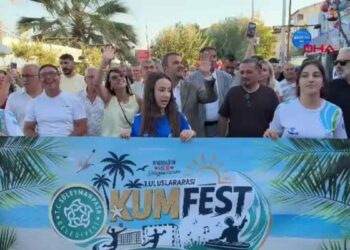 Tekirdağ'da ilk kez düzenlenen KUMFEST kortejle başladı