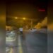 Seyir halindeki otomobil alev alev yandı