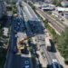 Esenlerde dereye düşen TIR 5 saat sonra kurtarıldı / Geniş haber- Havadan aktüel görüntüler