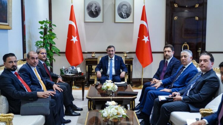 Cevdet Yılmaz, Irak Federal Yolsuzlukla Mücadele Komisyonu Başkanı Lami'yi kabul etti